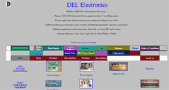 Desktop Screenshot of delelectronics.co.uk