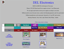 Tablet Screenshot of delelectronics.co.uk